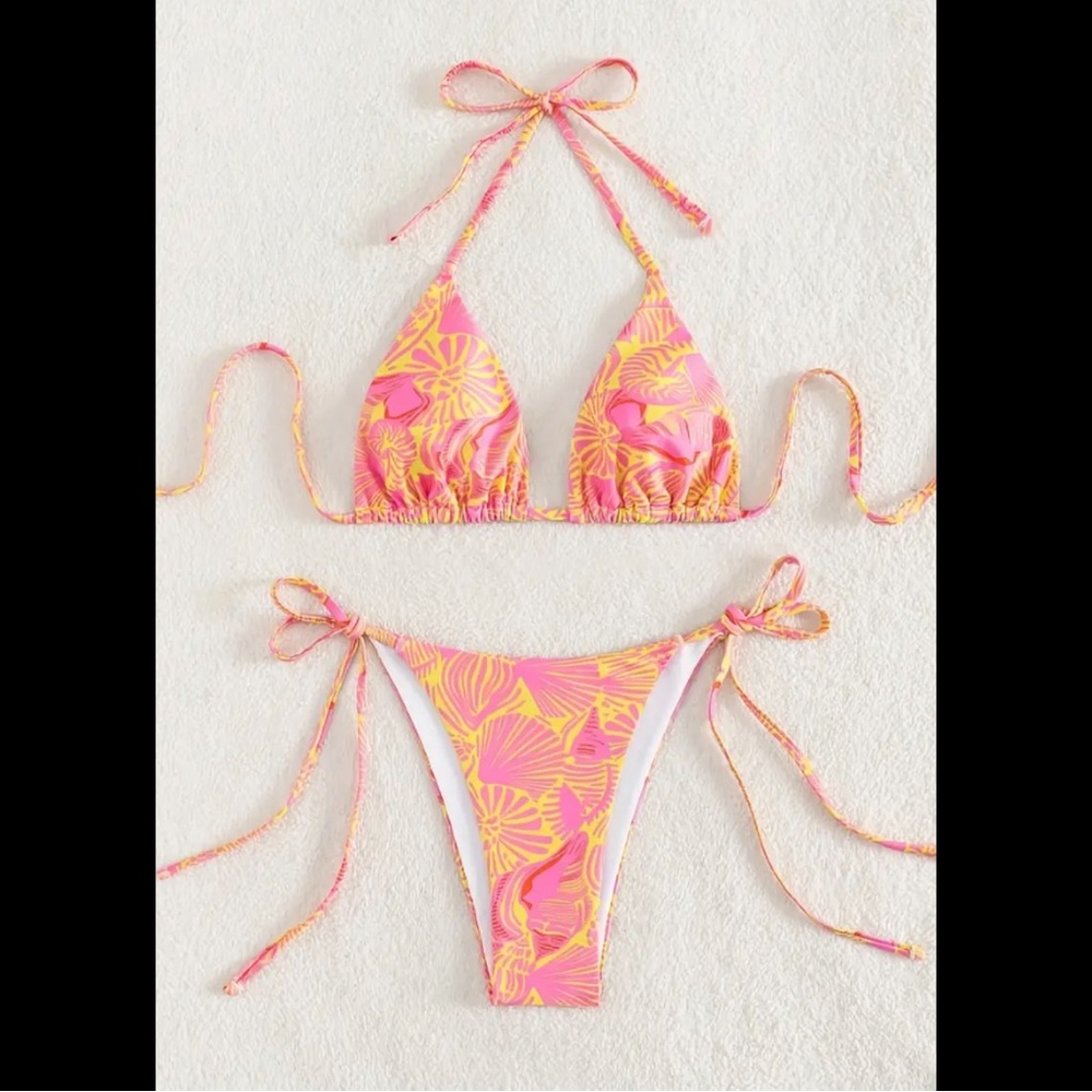 Melon, Shell, Bikini Set - Picture 2 of 7